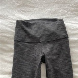 lululemon Wunder Under High-Rise Tight 28" Full-On Luxtreme in Heather Gray